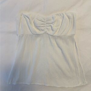 Brandy Melville White Strapless Tank Top